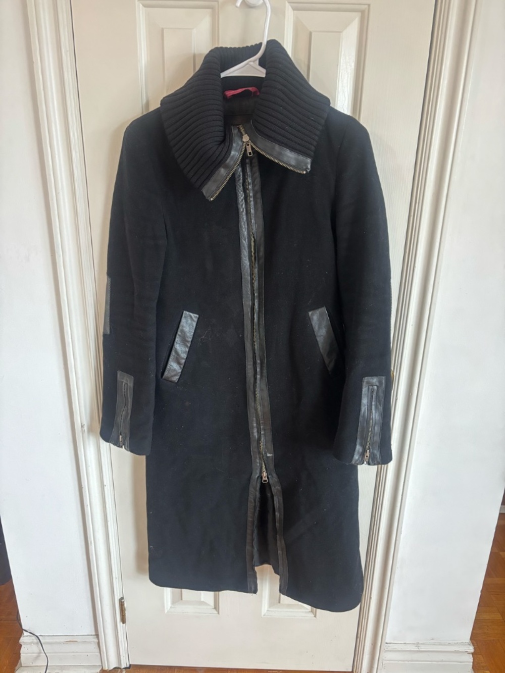 Mackage wool and leather early 2000s winter jacket * accepting offers